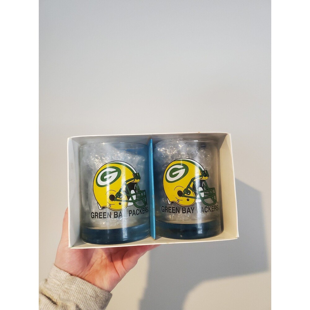Green Bay Packers Super Bowl XXXl Old Fashion Glasses